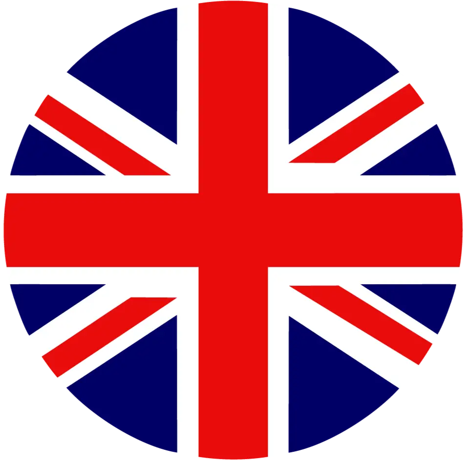 Englische Flagge als Icon welches auf die englische Seite hinweist.